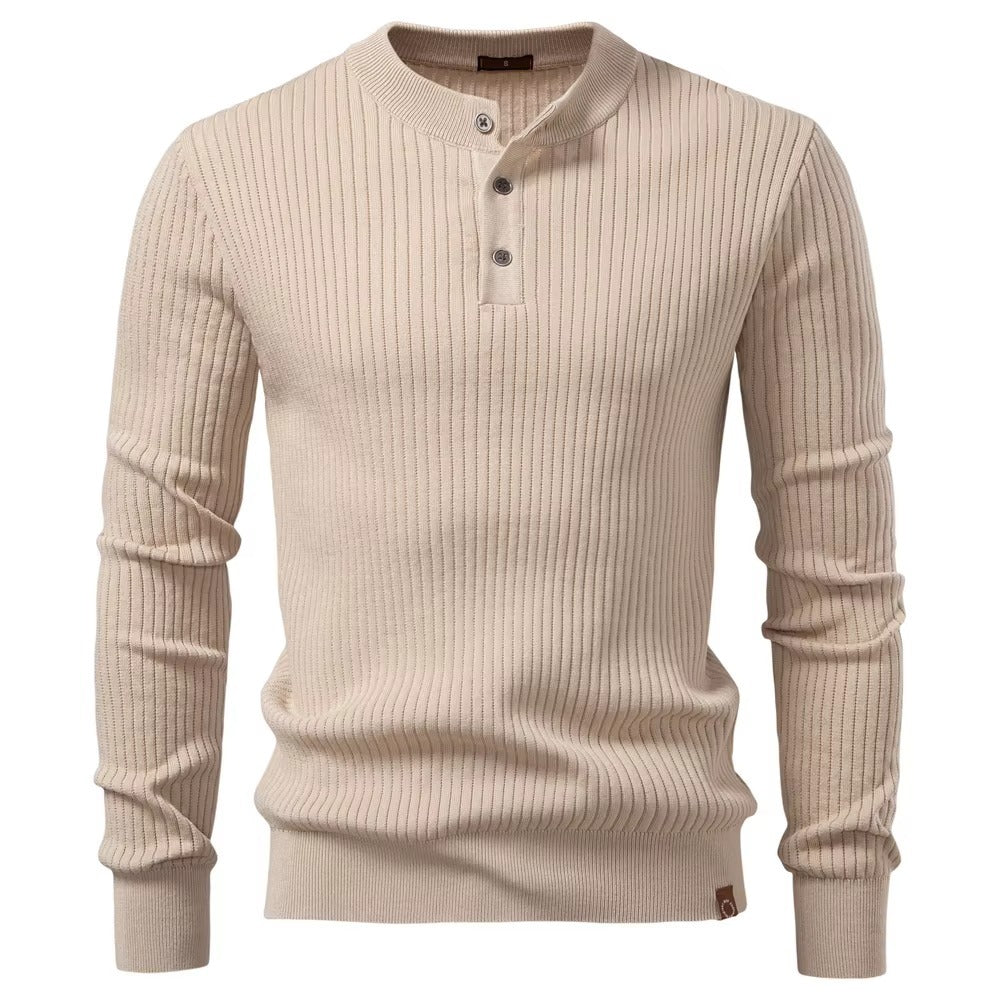Old Money Rib Henley